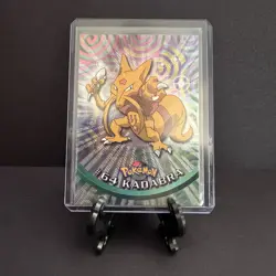 Pokemon Topps TV Animation Series 1 (Black Logo) #64 Kadabra Silver Holo (Rays) - Image 2