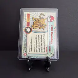 Pokemon Topps TV Animation Series 1 (Black Logo) #64 Kadabra Silver Holo (Rays) - Image 3