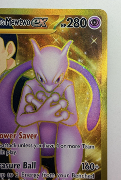 Team Rocket's Mewtwo ex 240/182 Sv10: Destined Rivals Hyper Rare Pokemon TCG NM - Image 2