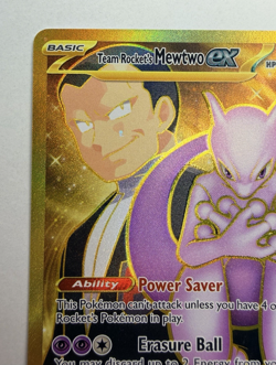 Team Rocket's Mewtwo ex 240/182 Sv10: Destined Rivals Hyper Rare Pokemon TCG NM - Image 3