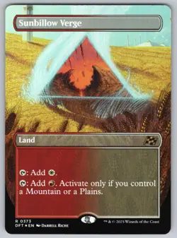 Sunbillow Verge (Borderless) R Aetherdrift #373 NM Foil - Image 1