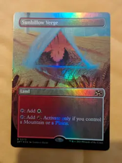 Sunbillow Verge #373 Foil - Borderless - Aetherdrift DFT - MTG - NM / Mint - Image 1