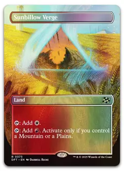 Sunbillow Verge (Borderless) #373 (Foil) (NM) Aetherdrift DFT Magic MTG - Image 1