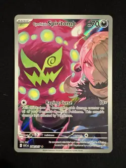 Pokemon Ascended Heroes - Cynthia’s Spiritomb 244/217 Illustration Rare English - Image 1