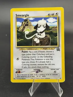 Smeargle - 32 - WOTC Black Star Promo - 2001 - MP - Pokemon TCG Card - Image 1
