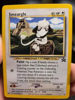 NM Smeargle WOTC Black Star Promo 32/53 Near Mint Non-Holo Pokemon Card TCG UK - Image 1