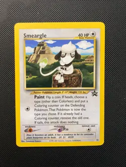 Smeargle 32 Black Star Promo Pokemon Card WOTC Listing #2 - Image 1