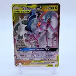 Pokemon TCG Arceus & Dialga & Palkia GX 156/236 Sm-Cosmic Eclipse NM - Image 1