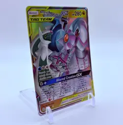 Pokemon TCG Arceus & Dialga & Palkia GX 156/236 Sm-Cosmic Eclipse NM - Image 3
