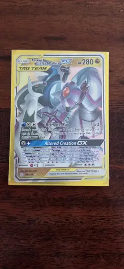 Pokemon TCG Arceus & Dialga & Palkia GX 156/236 Sm-Cosmic Eclipse - Image 2