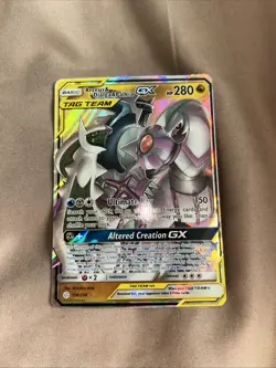 Pokemon TCG Arceus & Dialga & Palkia GX TagTeam 156/236 Sm-Cosmic Eclipse - Image 1
