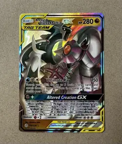 Pokemon TCG Arceus & Dialga & Palkia GX 156/236 Tag Team - SM Cosmic Eclipse - Image 1