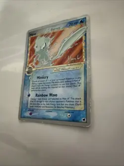 Pokemon TCG Mew Gold Star Delta Species World Championship 2008, Damaged Card - Image 2