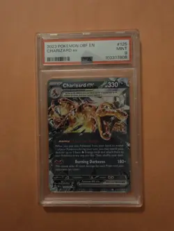 Pokemon TCG Charizard EX Obsidian Flames Holo Ultra Rare Card 125/197 PSA 9 - Image 1