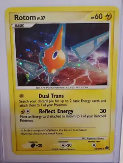 Pokemon Rotom 13/100 Majestic Dawn Holo Card English 2008 - Image 1