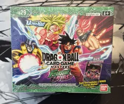 New Sealed Dragon Ball Super Card Game Masters B29 Fearsome Rivals Booster Box - Image 1