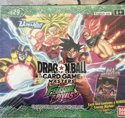 New Sealed Dragon Ball Super Card Game Masters B29 Fearsome Rivals Booster Box - Image 3