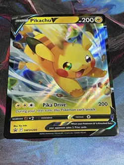 Pikachu V SWSH285 Sword & Shield Promo Pokemon Card - Image 1