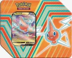 Pokemon Cards TCG Hidden Potential Tin Rotom V New Sealed 5 Booster Packs - Image 1