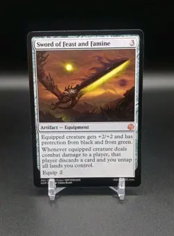 Custom Game Card- Sword Of Feast And Famine- LP Condition - Image 1