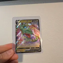 Pokemon Rayquaza V Evolving Skies Rapid Strike Ultra Rare Holo Card - Image 3