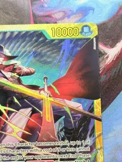 OP14-119 Dracule Mihawk SEC The Azure Sea's Seven Foil English Near Mint - Image 5