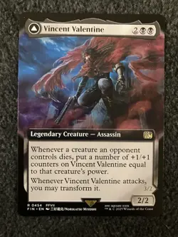 Magic The Gathering MTG - Vincent Valentine (Extended Art) - Final Fantasy - Image 1