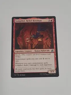 MTG 1x Longshot, Rebel Bowman - Avatar TLE 120 - Uncommon Red Legendary Creature - Image 1