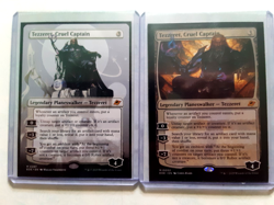 tezzeret, cruel captain 2 versions reg finish mythic 1 borderless see picture - Image 1