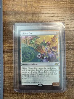 Magic the Gathering Clown Car Galaxy Foil Unfinity Foil #472 - Image 1