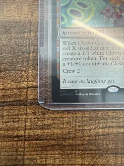 Magic the Gathering Clown Car Galaxy Foil Unfinity Foil #472 - Image 5