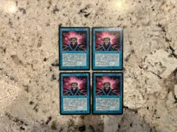 Mtg Brainstorm x4 - Magic the Gathering Brainstorm Playset Played - Image 1