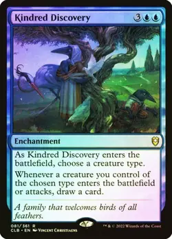 1 x FOIL Kindred Discovery Commander Legends: Battle for Baldur's Gate - NM- 081 - Image 1