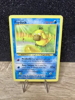 Psyduck (53/62) ~ LP/MP [Fossil Set Unlimited] Vintage 1999 -WotC- Pokemon TCG - Image 1
