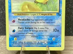 Psyduck (53/62) ~ LP/MP [Fossil Set Unlimited] Vintage 1999 -WotC- Pokemon TCG - Image 3