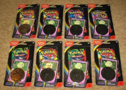 POKEMON BLISTER PACK LOT, MEGA EVOLTION, PHANTASMAL FLAMES, 8 PACKS - Image 1