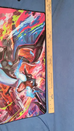Pokemon Phantasmal Flames Charizard MEGA And Team Rocket Moltres UPC Play Mats - Image 2