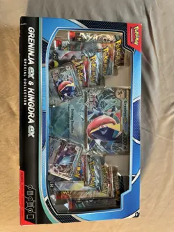 Greninja ex and Kingdra ex Special Collection Box | Pokemon TCG | New & Sealed - Image 3