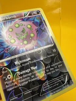 Spiritomb 62/114 Reverse Holo Rare - Steam Siege Pokemon TCG 2016 LP - Image 3