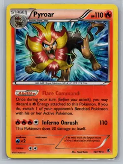 Pokemon TCG XY - Phantom Forces Pyroar 12/119 - Image 1