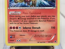 Pokemon TCG Pyroar 12/119 XY: Phantom Forces Holo Rare NM - Image 3