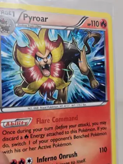 Pokemon TCG Pyroar 12/119 XY: Phantom Forces Holo Rare NM - Image 5