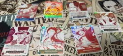 One Piece OP13 3rd Anniversary Treasure Pack Campaign Promo Set of 7 - Image 1