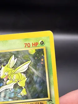 Scyther 2000 Pokemon Base Set 2 Unlimited Card Rare Holo 17/130 - LP - Image 5