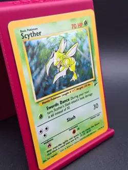 LP Scyther Base Set 2 Holo Rare Pokemon Card TCG 17/130 - Image 2