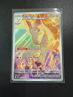 Rapidash 189/182 Illustration Rare Destined Rivals NM Pack Fresh Pokemon TCG - Image 1