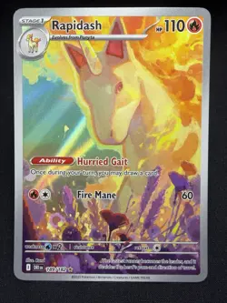 Rapidash 189/182 Illustration Rare Destined Rivals NM Pack Fresh Pokemon TCG - Image 1