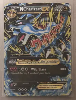 Pokemon Card Mega Charizard EX (X) XY Flashfire 69/106 Ultra Rare Holo - Image 1