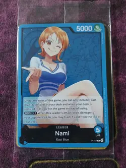 One Piece TCG Nami Promo P-117 Go All The Way To The Top! OP13 Sealed English - Image 1