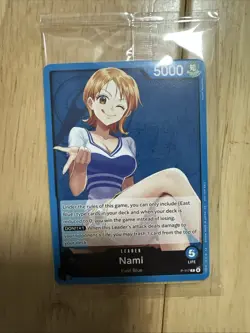 One Piece Promos Nami P-117 Go All The Way To The Top! OP13 Promo Sealed English - Image 1